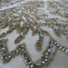 Bdfashionone all over luxury design, 4.5 yard, Rhinestone, luxury dress, crystals, gown dress, special design, high fashion, wedding dress - Image 4