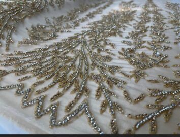 Bdfashionone all over luxury design, 4.5 yard, Rhinestone, luxury dress, crystals, gown dress, special design, high fashion, wedding dress - Image 6